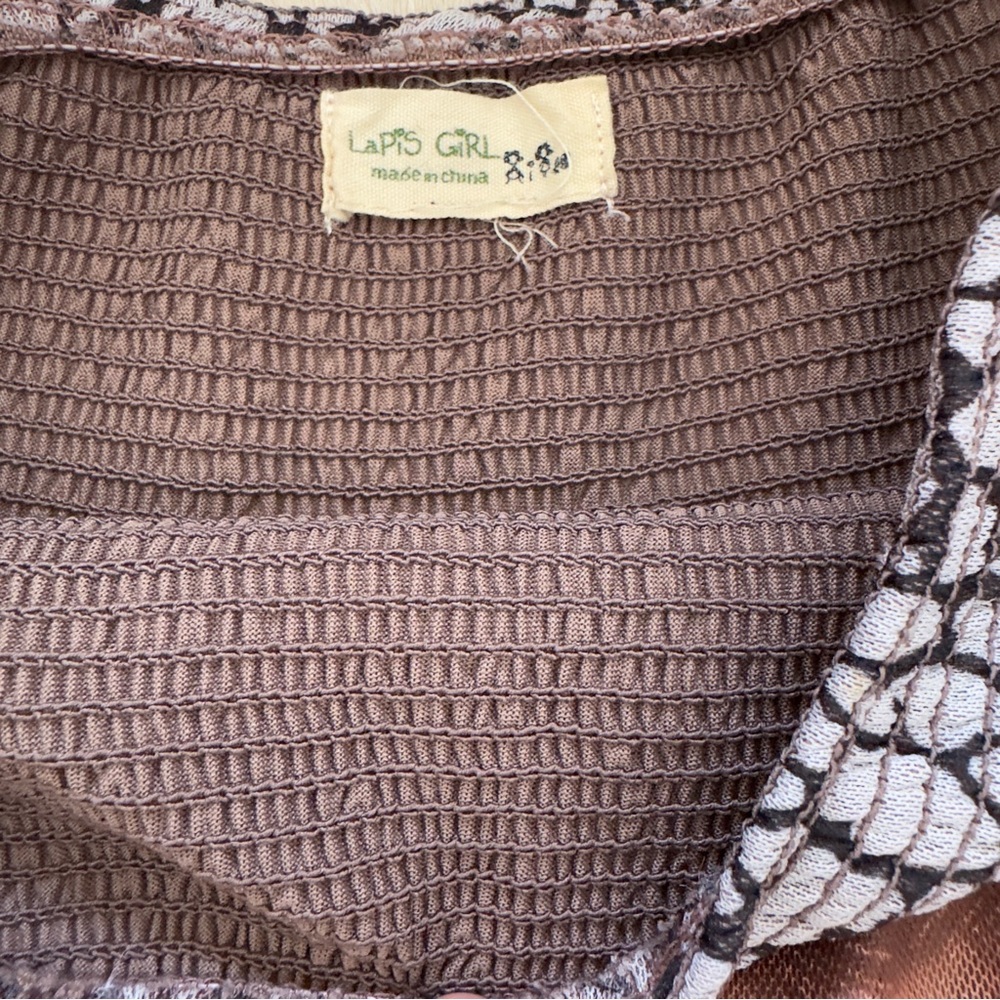 Whimsical Lapis Elegant Multitone Patchwork Patte… - image 3